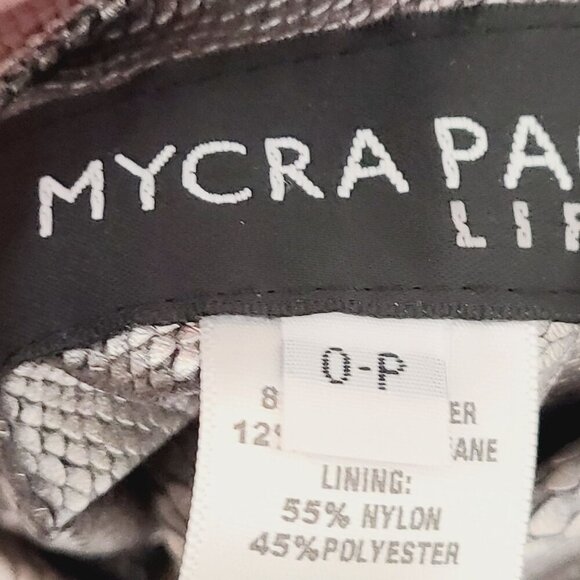 Mycra Pac Jacket Women's Small Reversible Hood Raincoat Jacket Silver Green - Picture 13 of 15